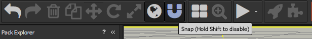Snap Button on Toolbar