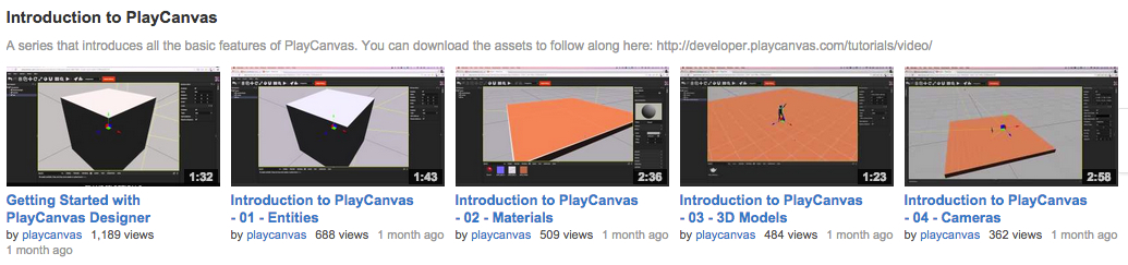 PlayCanvas YouTube